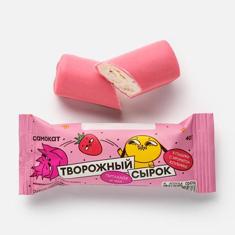 Изображение товара Творожный сырок Самокат с питахайей и семенами чиа 40 г