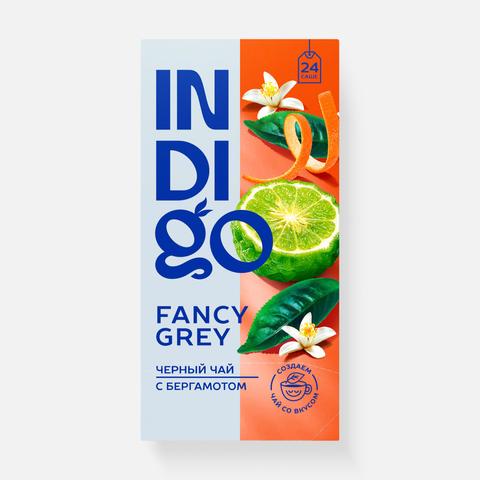 Изображение товара Чай черный с добавками Indigo, Fancy Grey. Бергамот, 24 пак.