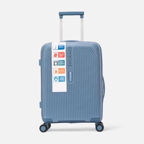 Изображение товара Чемодан унисекс Journey PP, 55х40х22 см,  серо-голубой, S