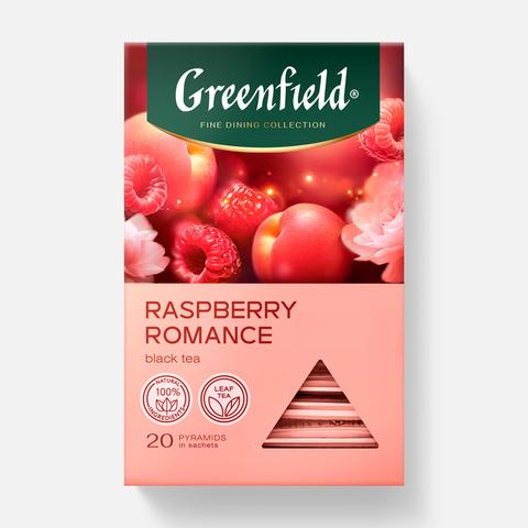 Изображение товара Чёрный чай Greenfield Raspberry Romance, в пирамидках, 20 шт.
