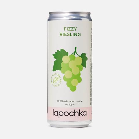 Изображение товара Напиток Lapochka, без сахара, с соком, шипучий рислинг, с газом, 0,33 л