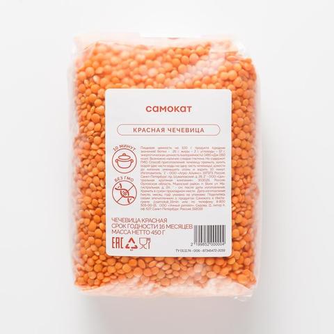 Изображение товара Чечевица Самокат красная, 450 г