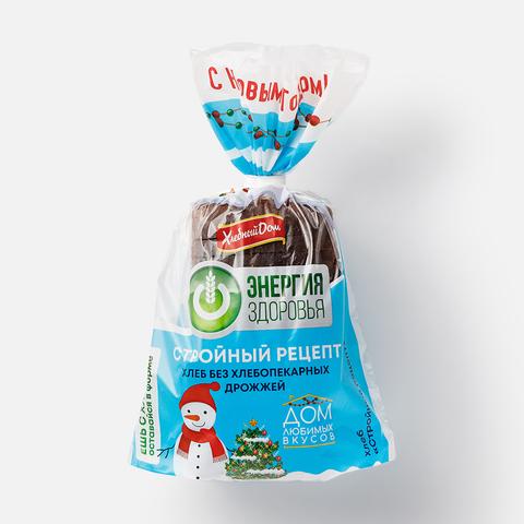 Изображение товара Хлеб Хлебный дом, Энергия здоровья, стройный рецепт, без дрожжей, нарезка, 350 г