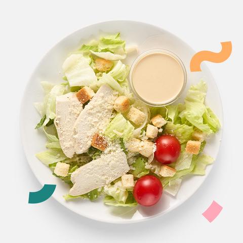 Изображение товара Салат Цезарь Самокат, с курицей и салатом романо, 180 г