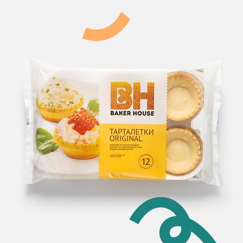 Изображение товара Тарталетки Baker House Original, песочные, 12 шт., 180 г