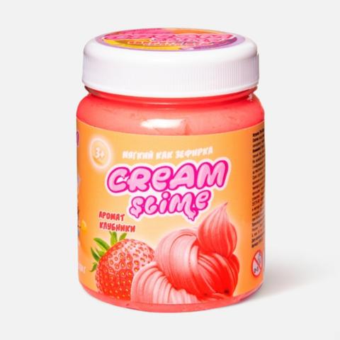 Изображение товара Флаффи Слайм Cream Slime с ароматом банана, 250 г, Жвачка для рук, антистресс, лизун