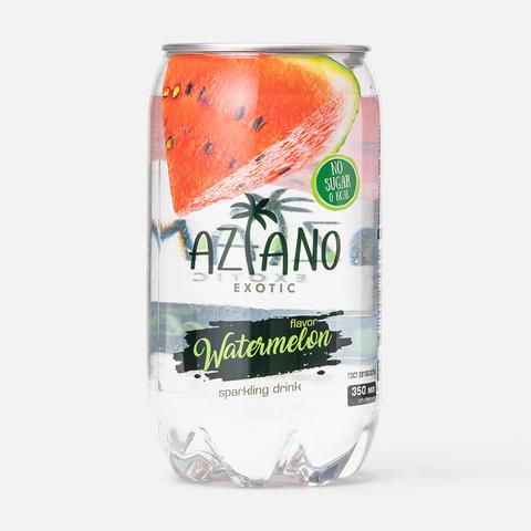 Изображение товара Напиток Aziano, арбуз, с газом, без сахара, 0,35 л