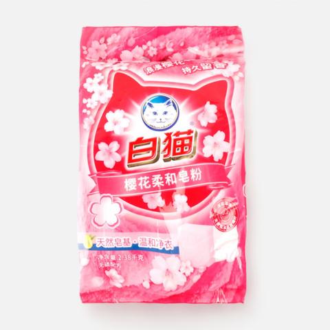 Изображение товара Порошок для стирки White Cat Вишня в цвету 2,4 кг