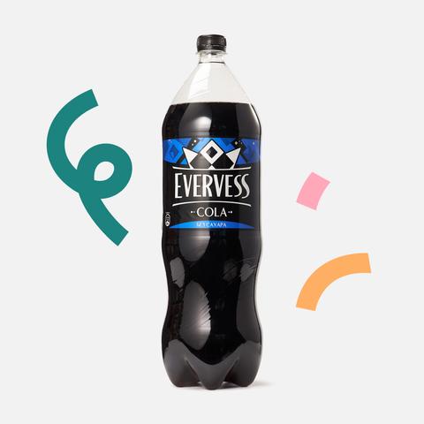 Изображение товара Кола Evervess, без сахара, с газом, 2 л
