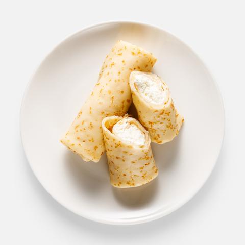 Изображение товара Блинчики Самокат с творогом 140 г - готовый завтрак