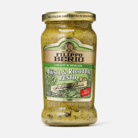 Изображение товара Соус песто Filippo Berio, с базиликом и сыром рикотта, 190 г