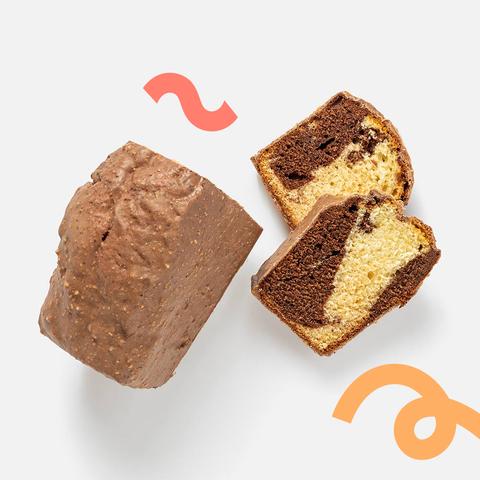 Изображение товара Кекс Мраморный Самокат, в молочном шоколаде, 340 г