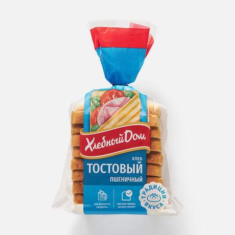 Изображение товара Пшеничный хлеб Хлебный дом, тостовый, нарезка, 350 г