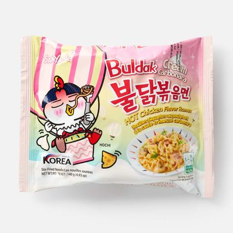 Изображение товара Лапша Samyang Buldak, Hot Chicken, острая, курица и крем карбонара, быстрого приготовления, 140 г