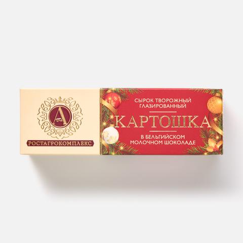 Изображение товара Творожный сырок А. Ростагрокомплекс, Картошка, в молочном шоколаде, 50 г