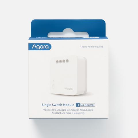 Изображение товара Реле Aqara Single Switch Module T1 одноканальное без нейтрали, Ssm-U02, 1 шт.