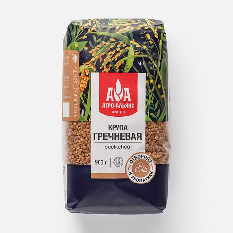Изображение товара Гречневая крупа Агро-Альянс Экстра 900 г - натуральный продукт для здорового питания