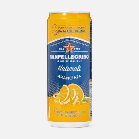 Изображение товара Напиток San Pellegrino, с соком, апельсин, с газом, 0,33 л
