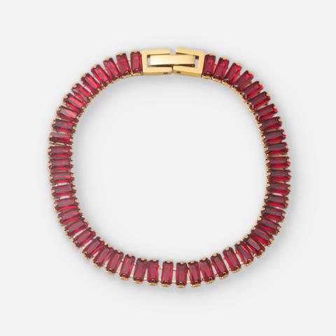 Изображение товара Женский браслет, жёлто-красный