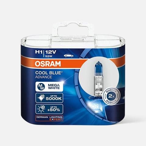 Изображение товара Лампа Osram галогенная, H1, 12V- 55W, Cool Blue Advance, 2 шт.