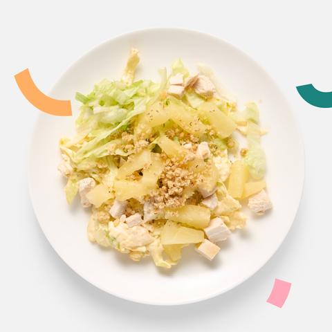 Изображение товара Салат Самокат, с курицей и ананасом, 180 г