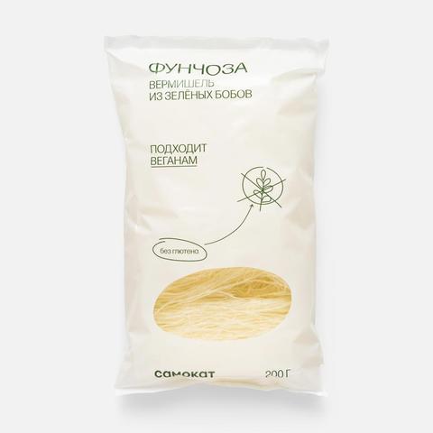 Изображение товара Фунчоза Самокат 200 г - безглютеновая прозрачная лапша из зелёных бобов
