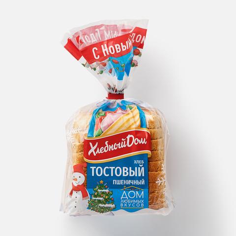 Изображение товара Пшеничный хлеб Хлебный дом, тостовый, нарезка, 350 г