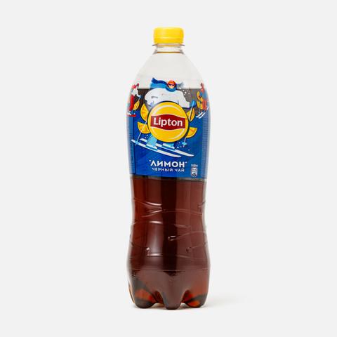 Изображение товара Холодный чёрный чай Lipton, лимон, 1 л