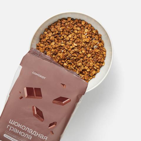 Изображение товара Шоколадная гранола Самокат с кокосовой стружкой 250 г