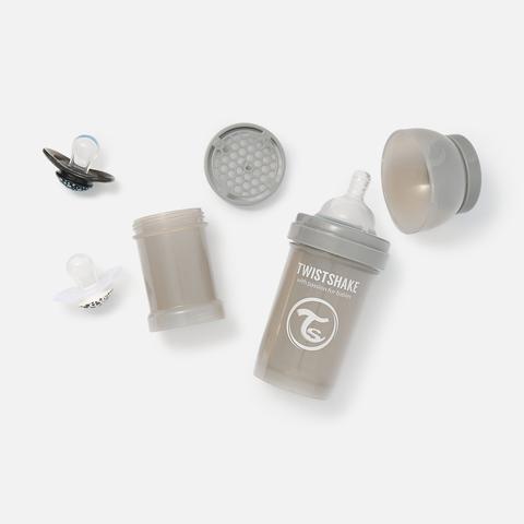 Изображение товара Бутылочка для кормления Twistshake, антиколиковая, от 0 месяцев, серая, 180 мл