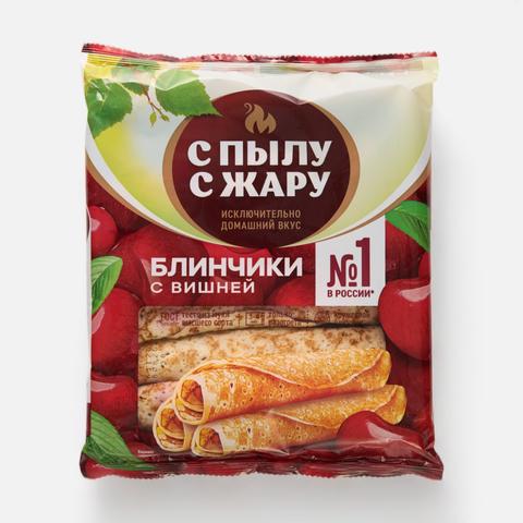 Изображение товара Блинчики С пылу с жару, с вишней, заморозка, 300 г