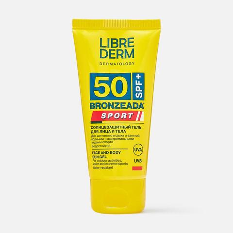 Изображение товара Солнцезащитный гель для лица и тела Librederm Bronzeada Sport, SPF 50, 50 мл