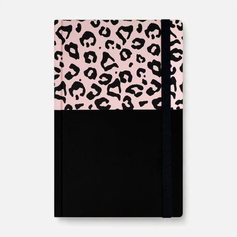 Изображение товара Ежедневник Феникс+, Леопард, недатированный, А5, 96 листов, в твёрдом переплёте, розовый