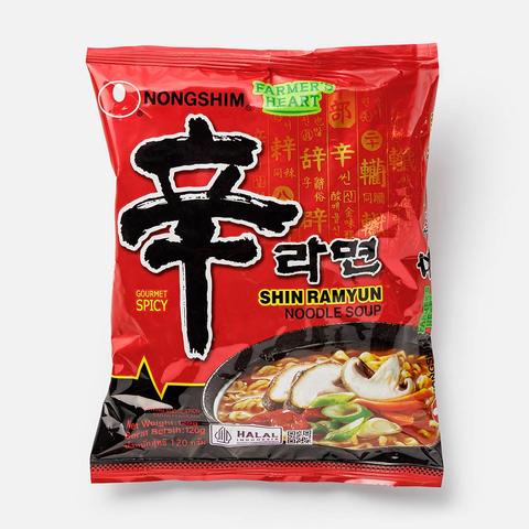 Изображение товара Лапша Nongshim, Шин Рамен, быстрого приготовления, 120 г