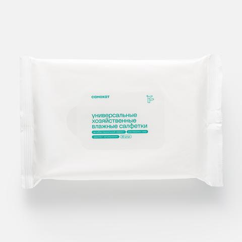 Изображение товара Универсальные влажные салфетки Самокат 30 шт антибактериальные