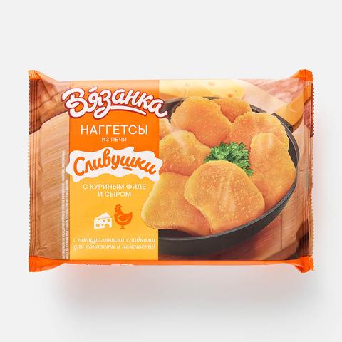 Изображение товара Наггетсы Вязанка с куриным филе и сыром 250 г заморозка