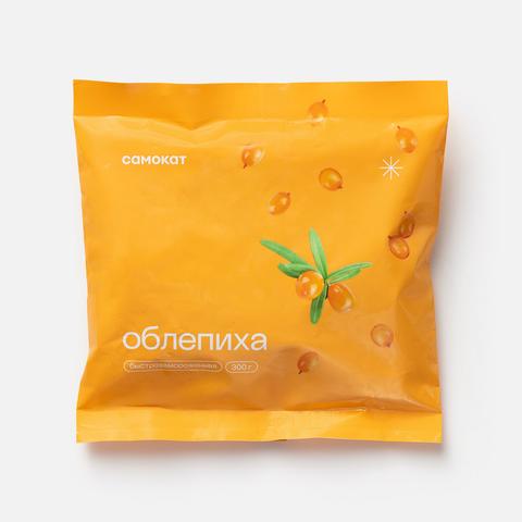 Изображение товара Облепиха Самокат замороженные ягоды 300 г для каш, напитков и соусов