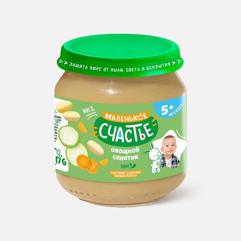 Изображение товара Маленькое счастье овощное пюре без сахара 90 г для малышей от 5 мес Беларусь