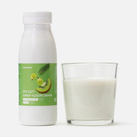 Изображение товара Йогурт Самокат 1% питьевой с киви и крыжовником 250 г натуральный