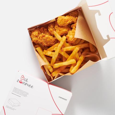 Изображение товара Байтсы куриные с картофелем фри 360 г