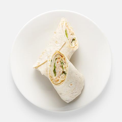 Изображение товара Сэндвич-ролл Самокат с салатом цезарь 170 г - рецепт свежести и вкуса