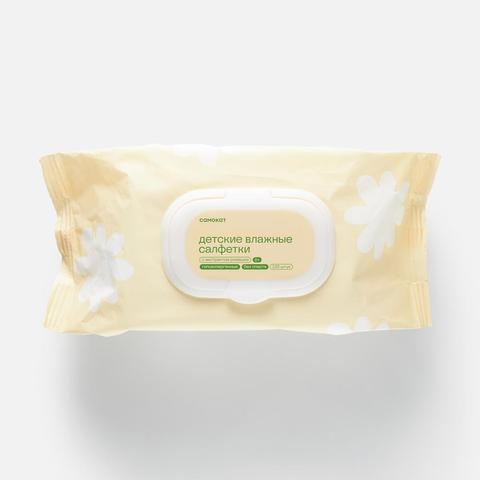 Изображение товара Влажные салфетки Самокат с экстрактом ромашки и витамином Е, 120 шт.