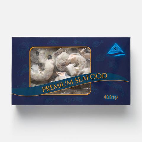 Изображение товара Креветки Seafood Line 26/30, очищенные, свежемороженые, 400 г