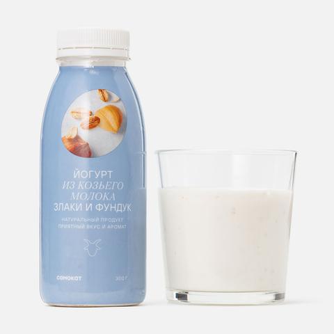 Изображение товара Питьевой йогурт Самокат из козьего молока с злаками и фундуком 300 г
