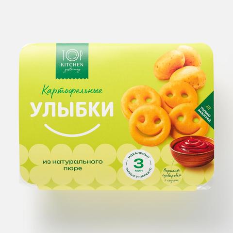 Изображение товара Картофельный хашбраун Top Kitchen Улыбки 320 г заморозка быстрое приготовление
