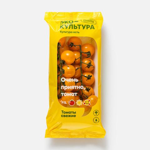 Изображение товара Жёлтые томаты черри Эко-культура, на ветке, 250 г
