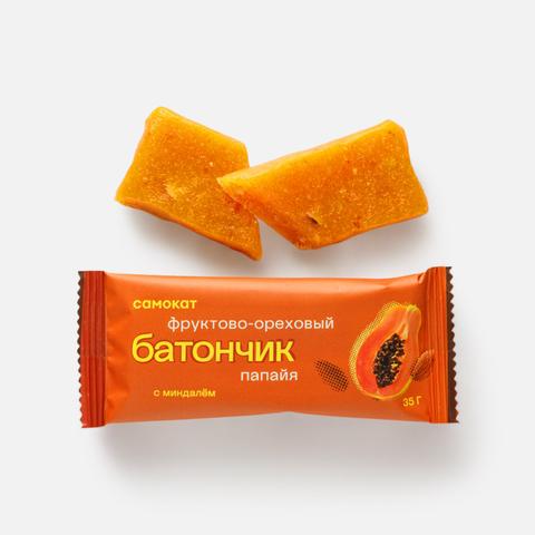 Изображение товара Фруктово-ореховый батончик Самокат, с папайей, 35 г