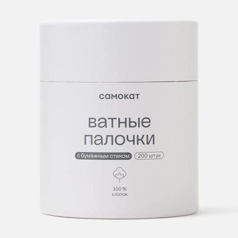 Изображение товара Ватные палочки Самокат, с бумажным стиком, 200 шт.
