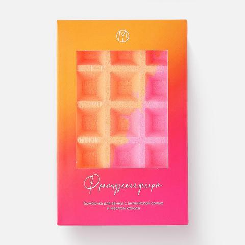 Изображение товара Бомбочка вафля для ванны Мipassion Французский десерт 140 г расслабление уход