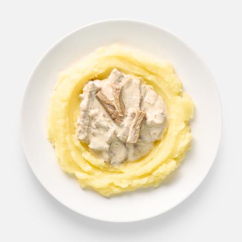 Изображение товара Говяжий бефстроганов Самокат с картофельным пюре, 230 г